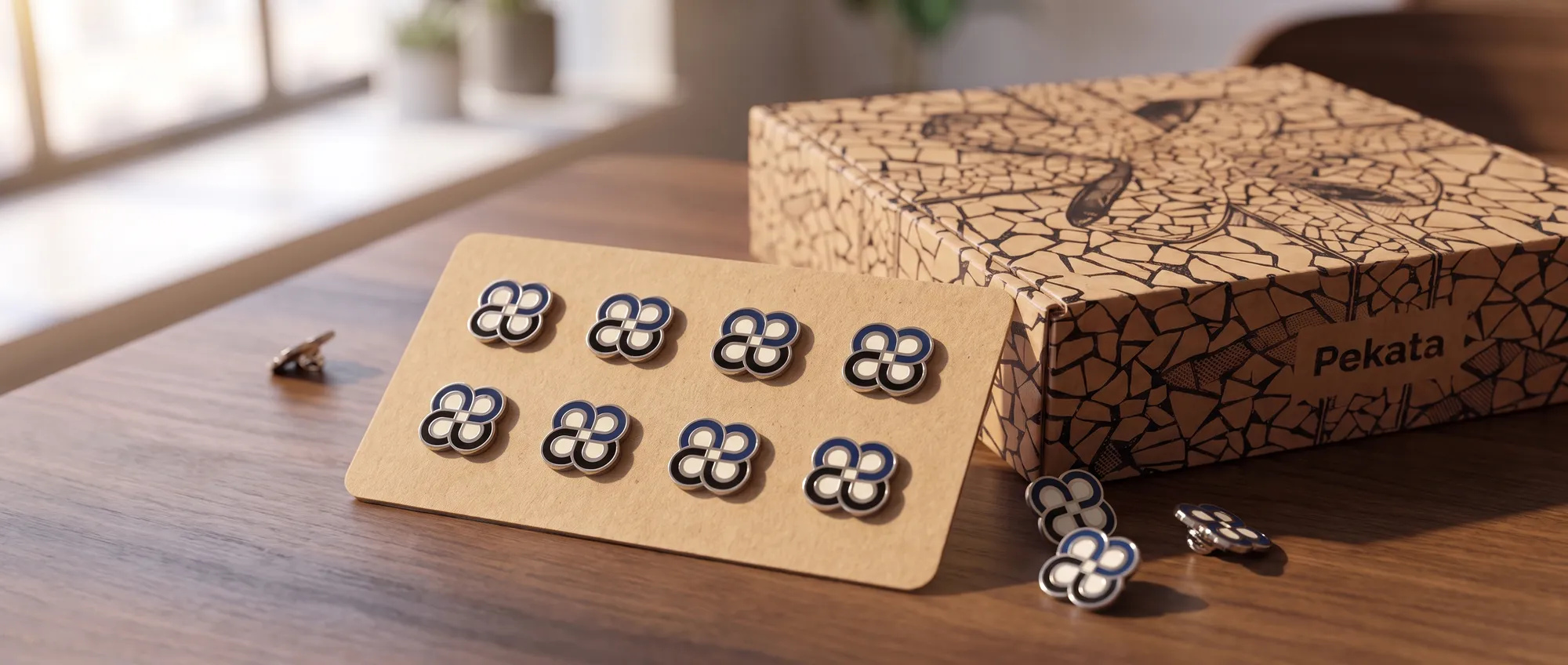 Pins en émail dur et badges épingle personnalisés avec le logo d'une entreprise